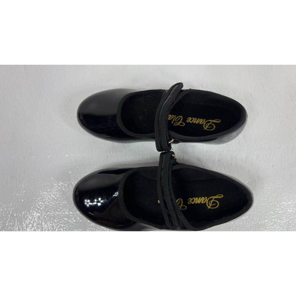 Dance Class Patent Leather Mary Jane Tap Shoes Toddler Size 12 - Picture 8 of 10